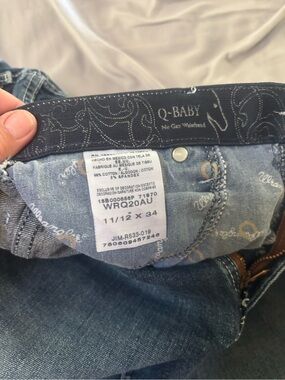 Q-Baby Girls' Blue Denim Jeans - Classic Stretch Fit